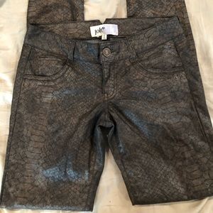 Snake skin pants